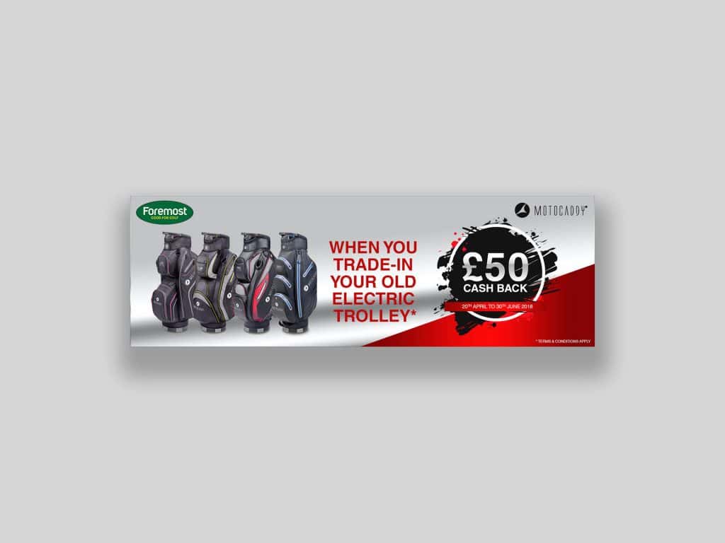 Foremost social media promotional banner showing boots and price offer